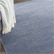 Nourison Essentials 7' x Square Blue Gray Fabric Outdoor Area Rug (7' Square)