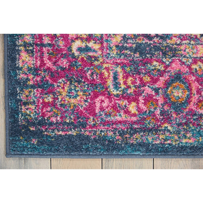 Nourison Passion 5' x 7' Blue Fabric Bohemian Area Rug (5' x 7')