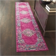 Nourison Passion 10' Runner Pink Fabric Bohemian Area Rug (10' Runner)