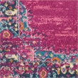 Nourison Passion 10' Runner Pink Fabric Bohemian Area Rug (10' Runner)