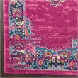 Nourison Passion 10' Runner Pink Fabric Bohemian Area Rug (10' Runner)