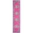 Nourison Passion 10' Runner Pink Fabric Bohemian Area Rug (10' Runner)