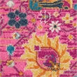 Nourison Passion 10' Runner Pink Fabric Bohemian Area Rug (10' Runner)