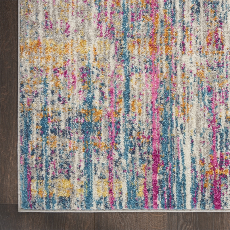 Nourison Passion 8' x 10' Ivory/Multi Modern Indoor Rug Polypropylene