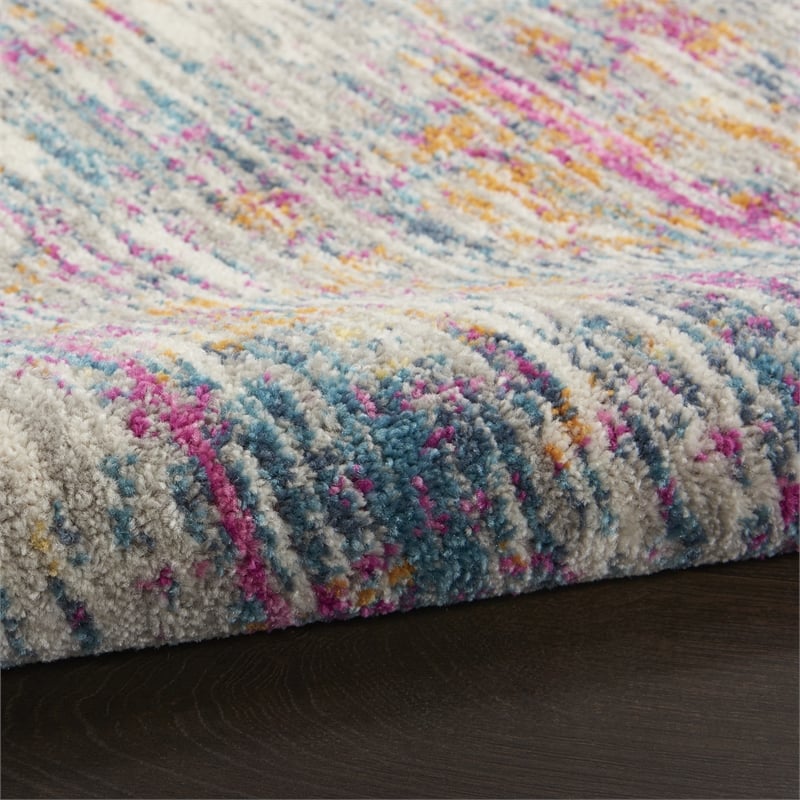 Nourison Passion 8' x 10' Ivory/Multi Modern Indoor Rug Polypropylene