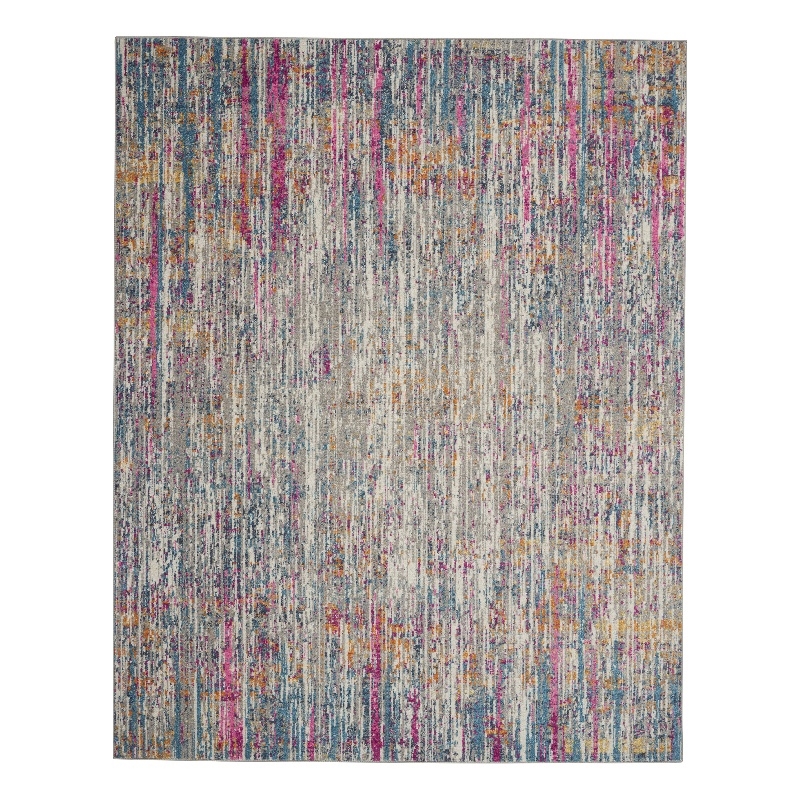 Nourison Passion 8' x 10' Ivory/Multi Modern Indoor Rug Polypropylene