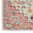 Nourison Passion 8' x 10' Ivory Pink Fabric Bohemian Area Rug (8' x 10')