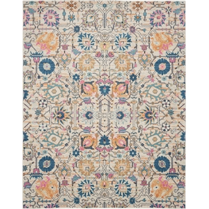 Nourison Passion 9' x 12' Ivory Fabric Bohemian Area Rug (9' x 12')