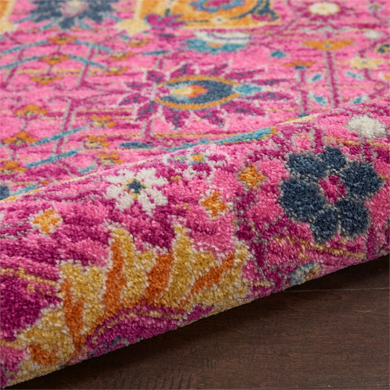 Nourison Passion 8' x 10' Pink Fabric Bohemian Area Rug (8' x 10')