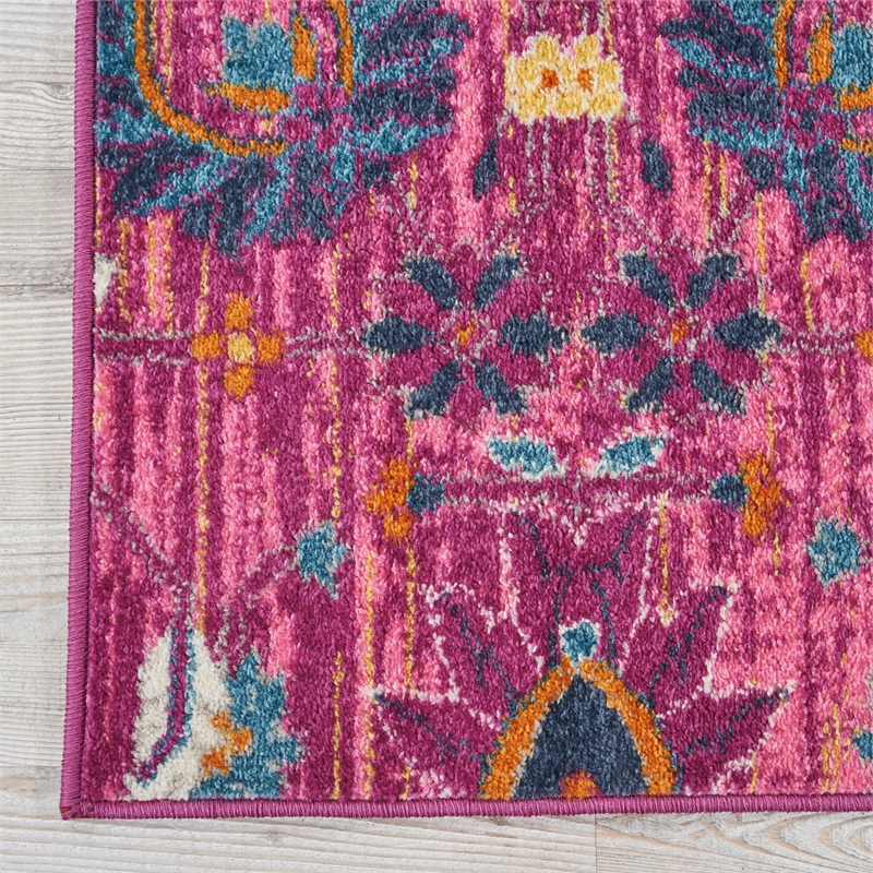 Nourison Passion 8' x 10' Pink Fabric Bohemian Area Rug (8' x 10')