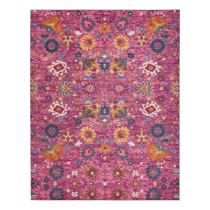 Nourison Passion 8' x 10' Pink Fabric Bohemian Area Rug (8' x 10')