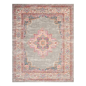 Nourison Passion 8' x 10' Gray Fabric Bohemian Area Rug (8' x 10')