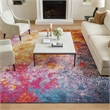Nourison Passion 6' x 9' Multicolor Fabric Modern Area Rug (6' x 9')