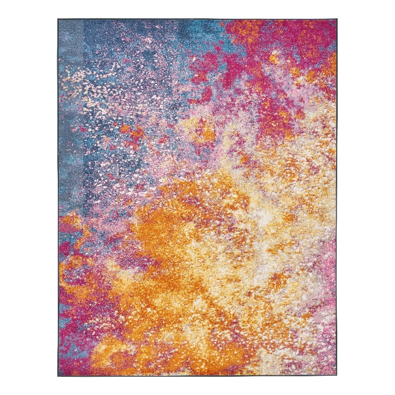 Nourison Passion 6' x 9' Multicolor Fabric Modern Area Rug (6' x 9')