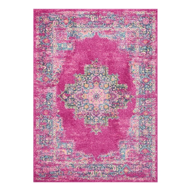 Nourison Passion 7' x 10' Pink Fabric Bohemian Area Rug (7' x 10')