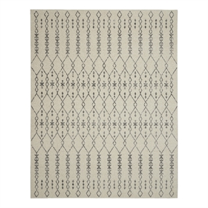 Nourison Passion 8' x 10' Ivory/Grey Bohemian Indoor Rug Polypropylene