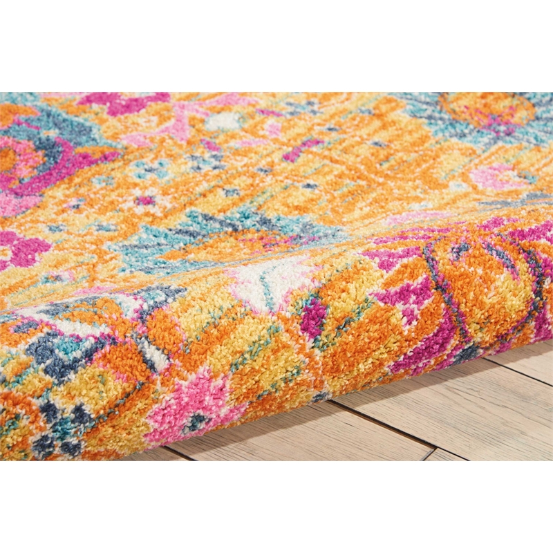 Nourison Passion 7' x 10' Orange Fabric Bohemian Area Rug (7' x 10')