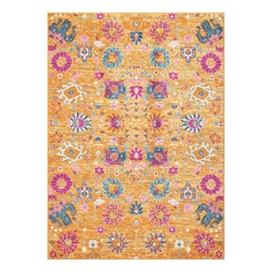Nourison Passion 7' x 10' Orange Fabric Bohemian Area Rug (7' x 10')