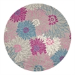 Nourison Passion 8' ROUND Grey Contemporary Indoor Rug Polypropylene
