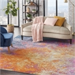 Nourison Passion 8' x 10' Multicolor Fabric Modern Area Rug (8' x 10')