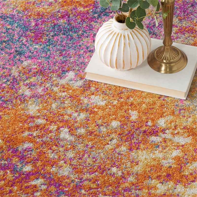 Nourison Passion 8' x 10' Multicolor Fabric Modern Area Rug (8' x 10')