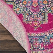 Nourison Passion 8' x Round Pink Fabric Bohemian Area Rug (8' Round)