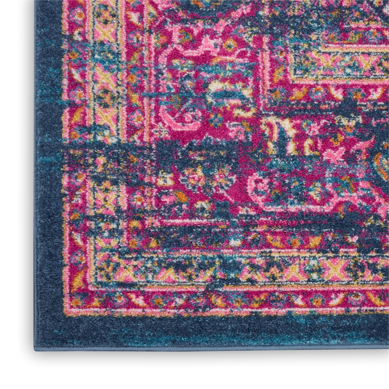 Nourison Passion 8' x 10' Blue Fabric Bohemian Area Rug (8' x 10')