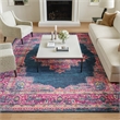 Nourison Passion 8' x 10' Blue Fabric Bohemian Area Rug (8' x 10')