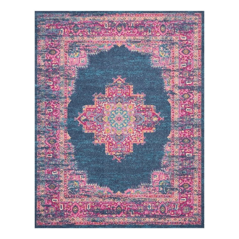 Nourison Passion 8' x 10' Blue Fabric Bohemian Area Rug (8' x 10')