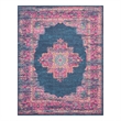 Nourison Passion 8' x 10' Blue Fabric Bohemian Area Rug (8' x 10')