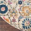 Nourison Passion 8' x Round Ivory Fabric Bohemian Area Rug (8' Round)