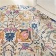 Nourison Passion 8' x Round Ivory Fabric Bohemian Area Rug (8' Round)