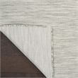 Nourison Positano 10' x 14' Light Grey Modern Indoor/Outdoor Rug Polypropylene