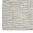 Nourison Positano 10' x 14' Light Grey Modern Indoor/Outdoor Rug Polypropylene