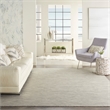 Nourison Positano 10' x 14' Light Grey Modern Indoor/Outdoor Rug Polypropylene