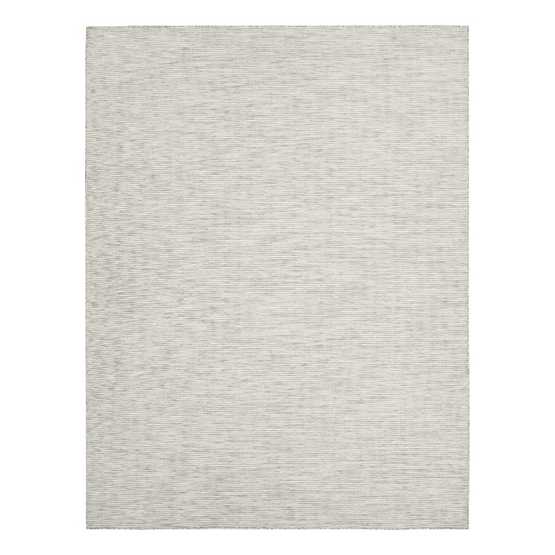 Nourison Positano 10' x 14' Light Grey Modern Indoor/Outdoor Rug Polypropylene