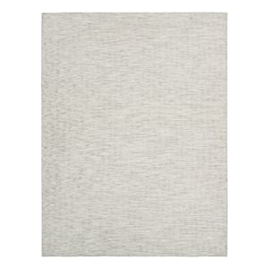 Nourison Positano 10' x 14' Light Grey Modern Indoor/Outdoor Rug Polypropylene