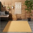 Nourison Positano 5' x 7' Yellow Fabric Modern Area Rug (5' x 7')