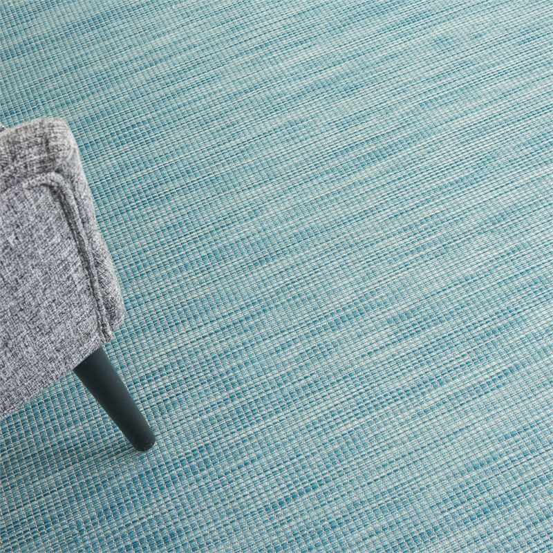 Nourison Positano 6' x 9' Aqua Fabric Modern Area Rug (6' x 9')