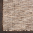 Nourison Positano 6' x 9' Beige Fabric Modern Indoor/Outdoor Area Rug