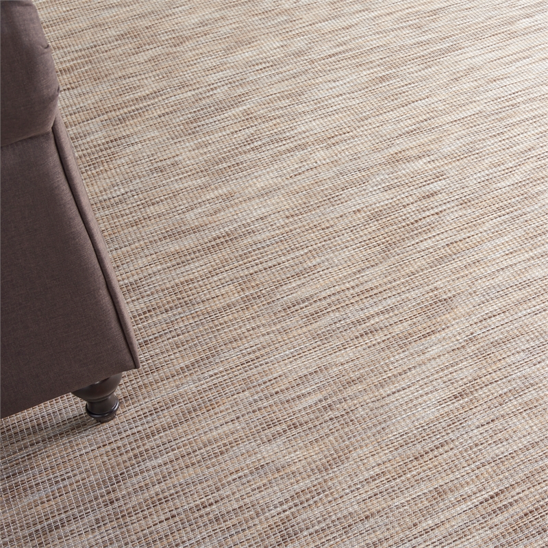 Nourison Positano 6' x 9' Beige Fabric Modern Indoor/Outdoor Area Rug