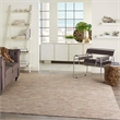 Nourison Positano 6' x 9' Beige Fabric Modern Indoor/Outdoor Area Rug