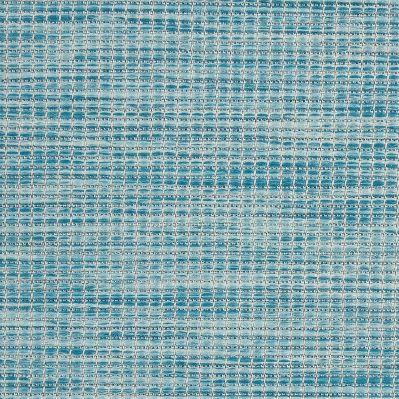 Nourison Positano 10' x 14' Aqua Fabric Modern Area Rug (10' x 14')