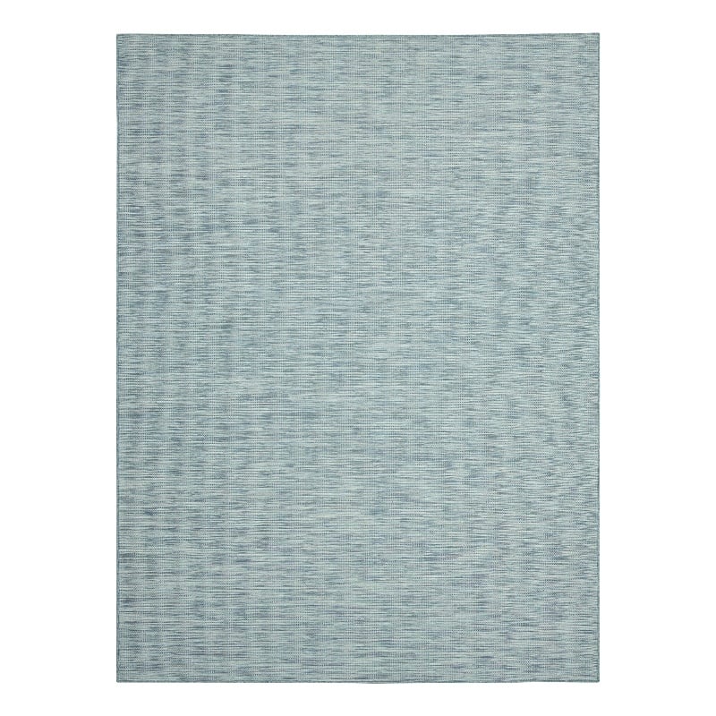 Nourison Positano 10' x 14' Aqua Fabric Modern Area Rug (10' x 14')