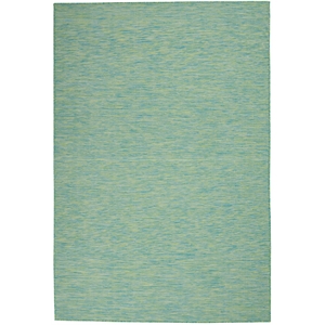 Nourison Positano 5' x 7' Blue Green Fabric Modern Area Rug (5' x 7')