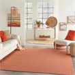 Nourison Positano 9' x 12' Terracotta Fabric Modern Area Rug