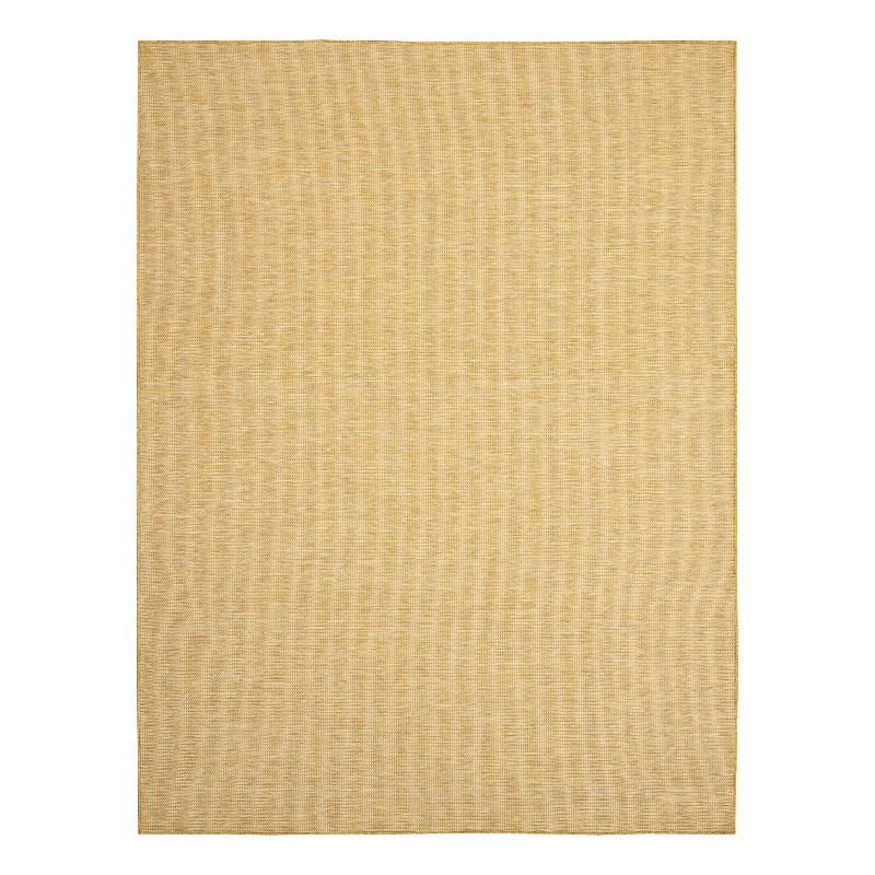 Nourison Positano 9' x 12' Yellow Modern Indoor/Outdoor Rug Polypropylene