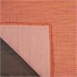 Nourison Positano 10' Runner Terracotta Fabric Modern Area Rug (10' Runner)