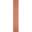 Nourison Positano 10' Runner Terracotta Fabric Modern Area Rug (10' Runner)