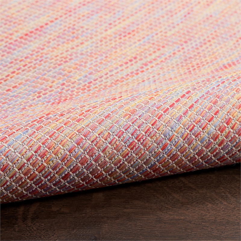 Nourison Positano 6' x 9' Rainbow Modern Indoor/Outdoor Rug